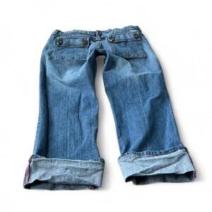 Vintage Max Studio Low-Rise Denim Capri Pants – Size 10